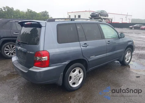 2007 Toyota Highlander Limited V6 из США, поврежденный, VIN JTEEP21A370218203